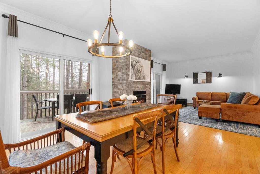 Le Champetre Tremblant 2Bdrs Condo W Fireplace Mont-Tremblant Buitenkant foto